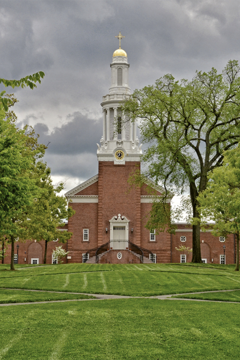 Sterling Divinity Quadrangle from the outside