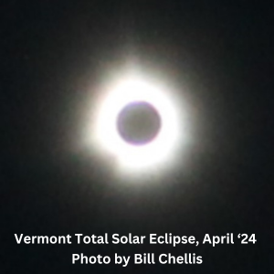 Solar eclipse in Vermont that Bill took