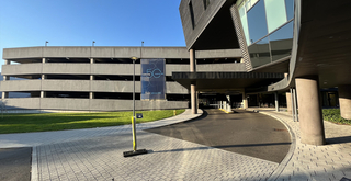Lock street garage from the outside