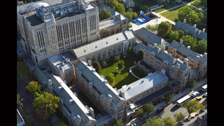 Trumbull College from the outside