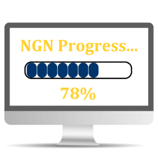 A loading bar showing 78 percent completed